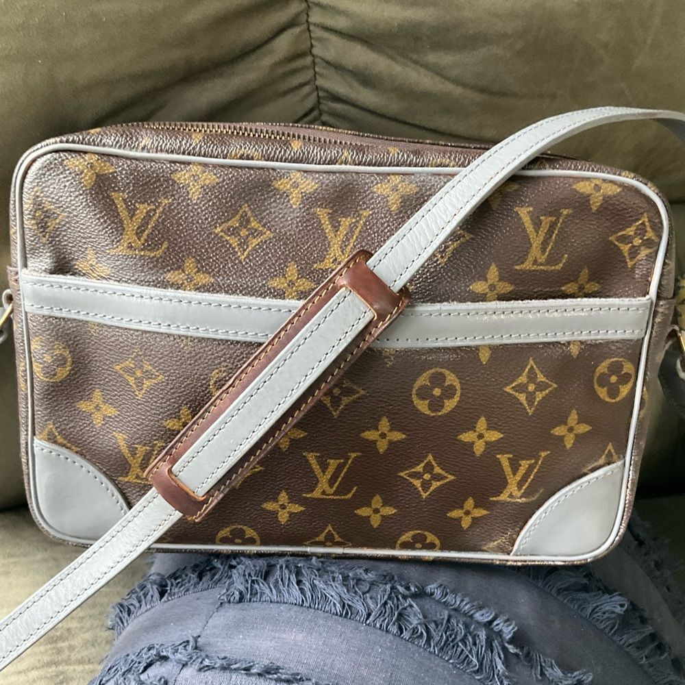 Louis Vuitton Brown and Tan Monogram Trocadero